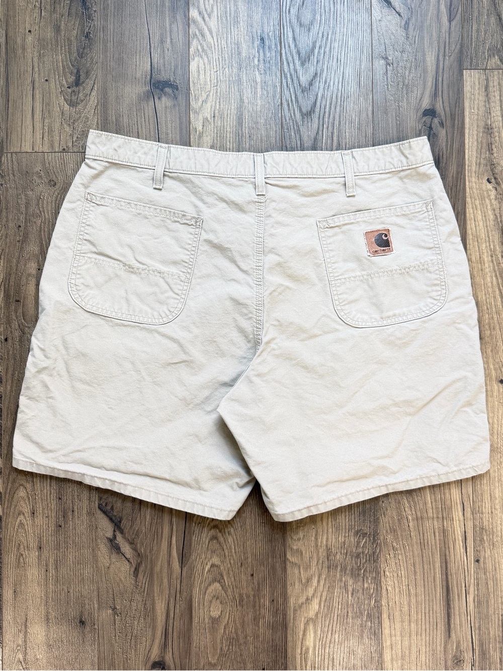 Carhartt Men’s Off White Workwear Carpenter Shorts Utility Pockets W40 Approx.